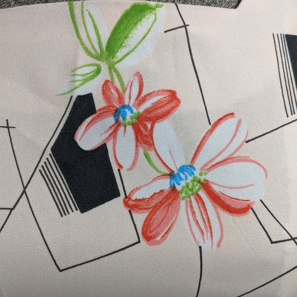 Handmade Pink Patterned Empire Line Gown - Picture 2 of 8